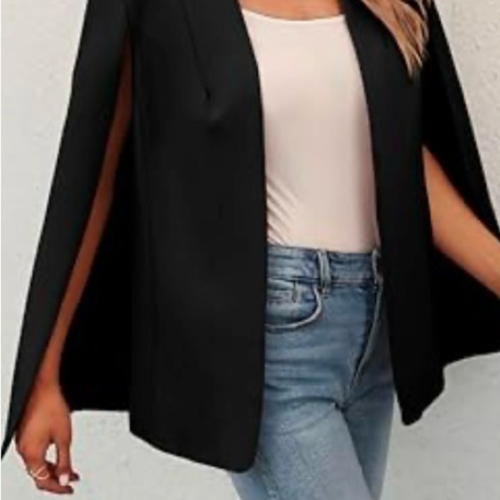 Black Cape Blazer